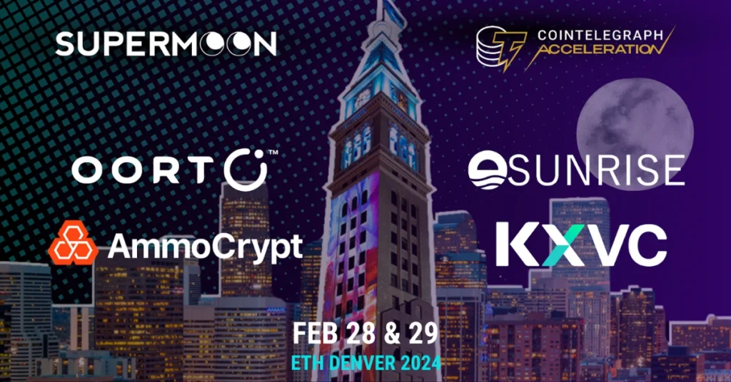Blockchain Event at the Historic Clock Tower Featuring AmmoCrypt- ETH Denver 2024